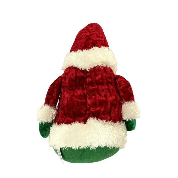 Toymax Roly Poly Plush Santa Christmas Decoration Faux Fur Beard Squishy - Picture 5 of 6